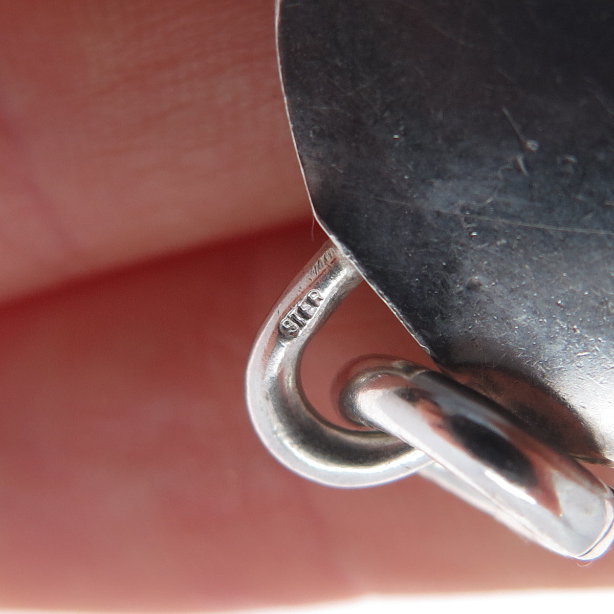 Old Pawn Sterling Silver Vintage Southwestern Buffalo Turquoise Tribal Pendant