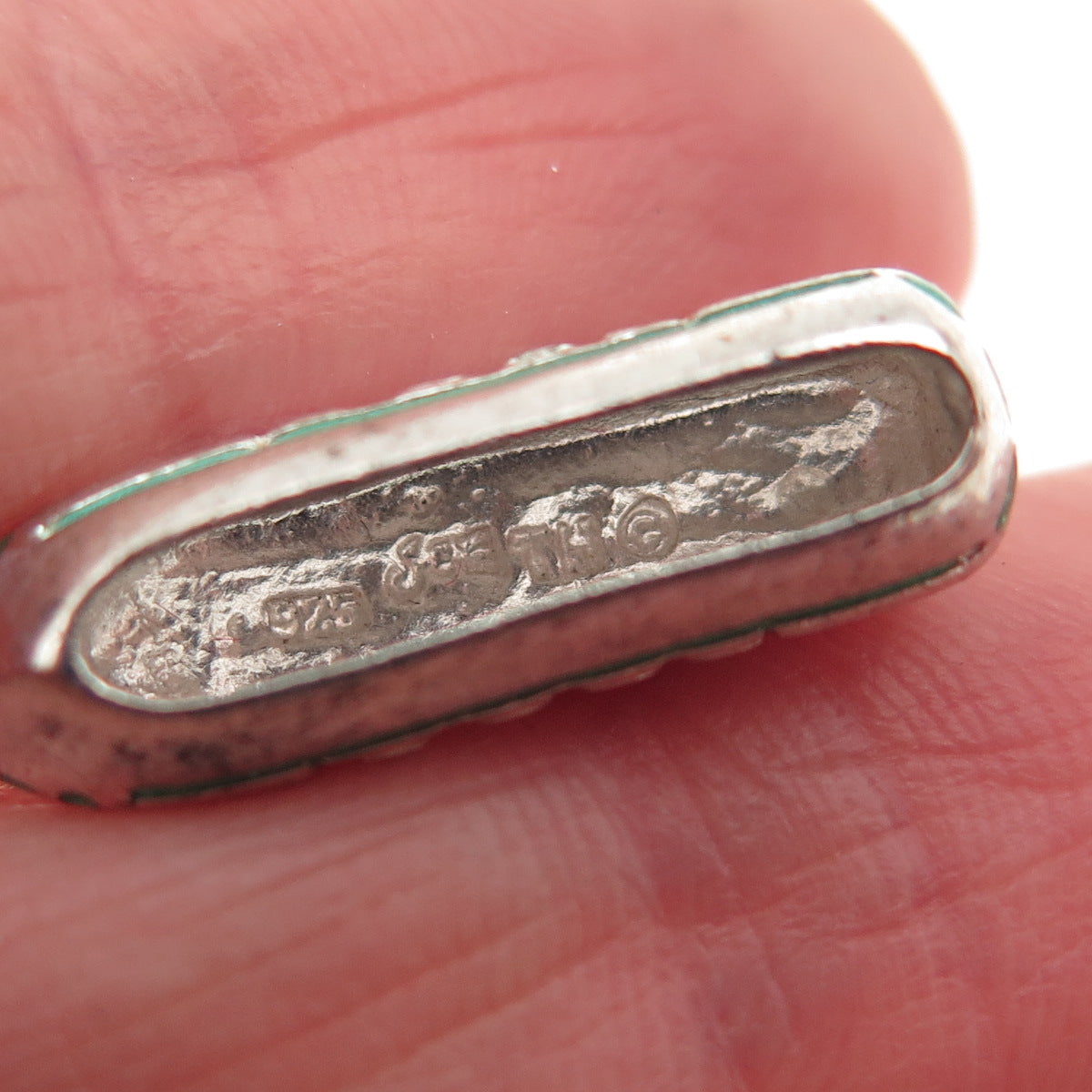 JEZLAINE 925 Sterling Silver Vintage Enamel Cruise Ship 3D Mini Charm Pendant