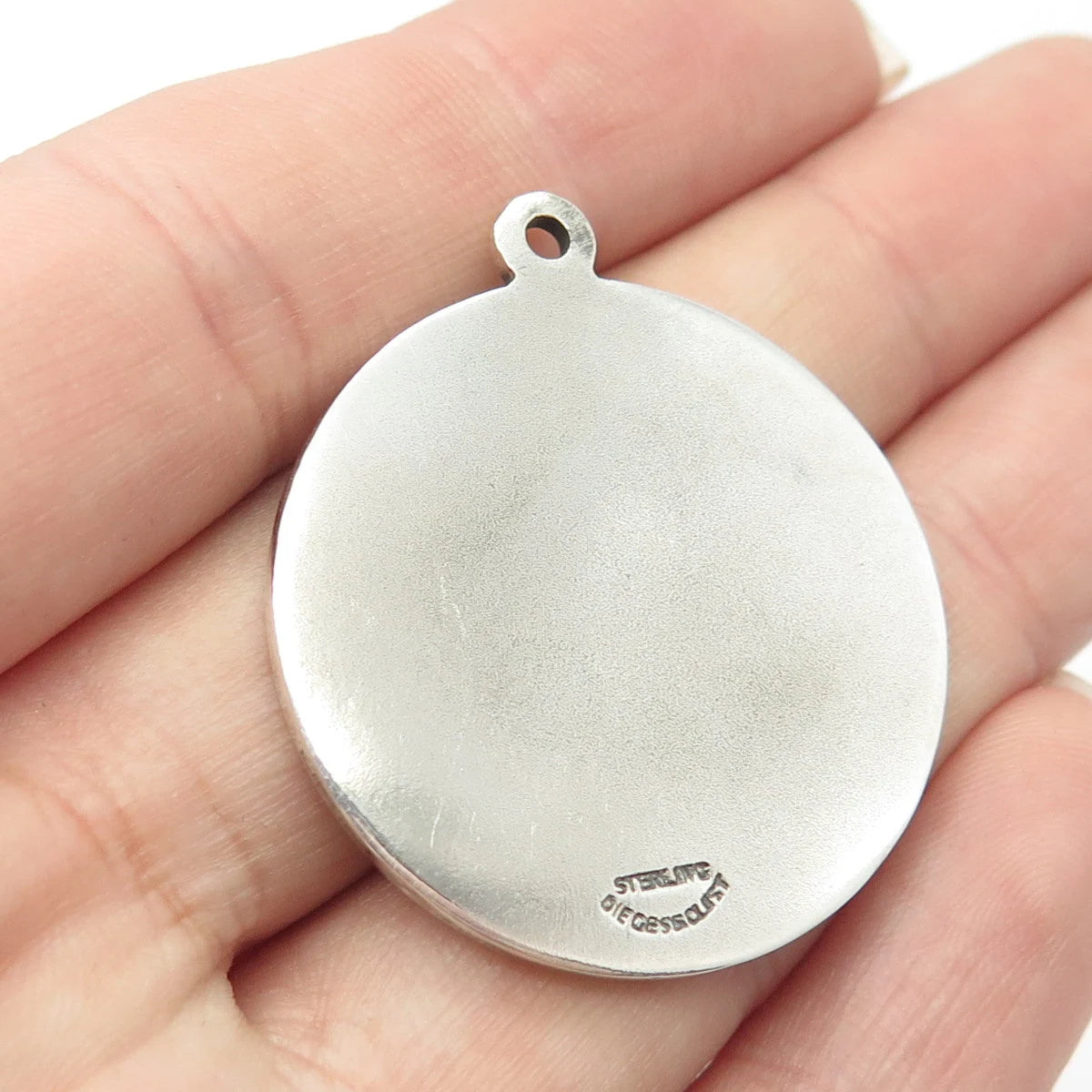 925 Sterling Silver Vintage Dieges & Clust Arthur Murray I.S.B.D. Award Pendant