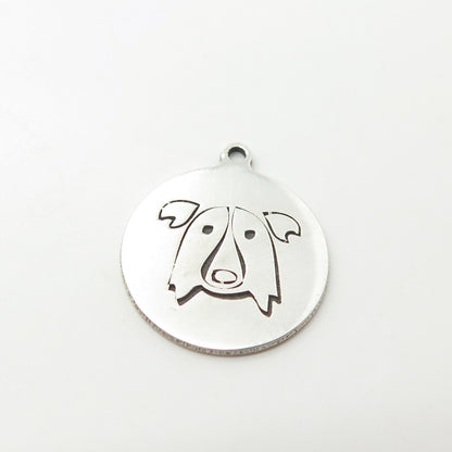 925 Sterling Silver USA Two In Town Bear Charm Pendant