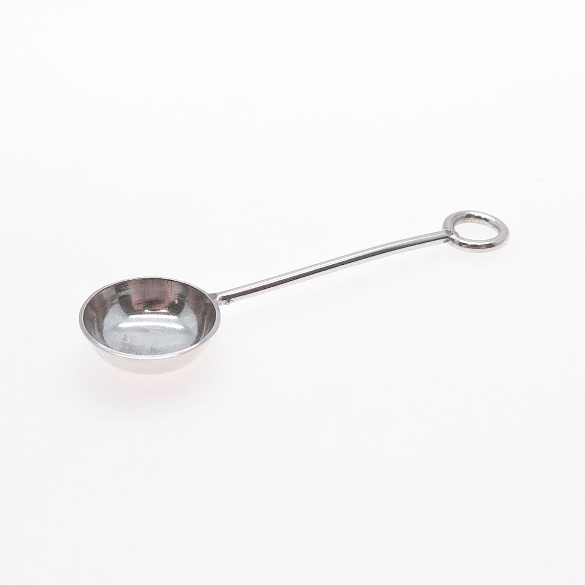 925 Sterling Silver Vintage Snuff Spoon / Ladle Charm Pendant