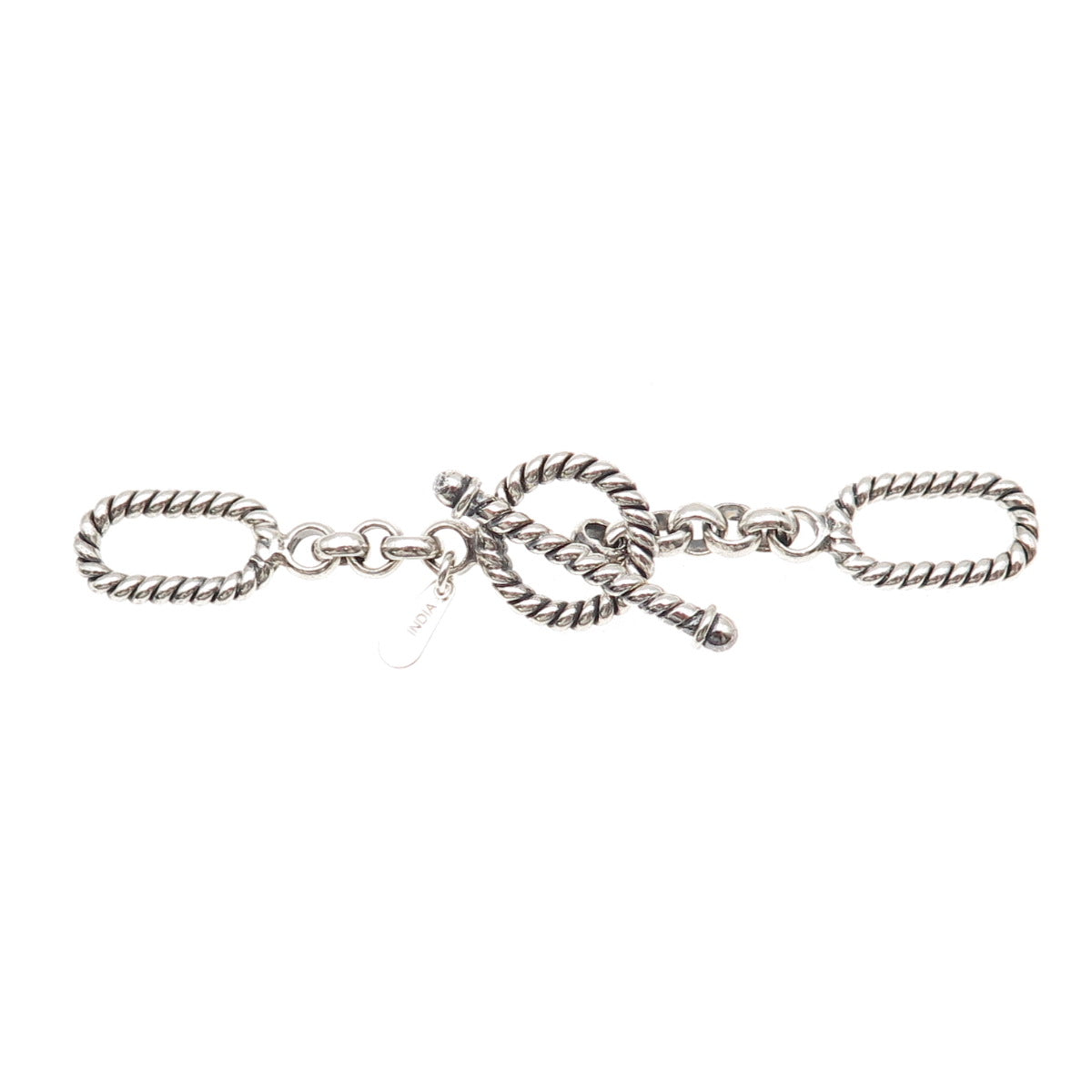 DP Doug Paulus 925 Sterling Silver Vintage Necklace Toggle Lock Clasp
