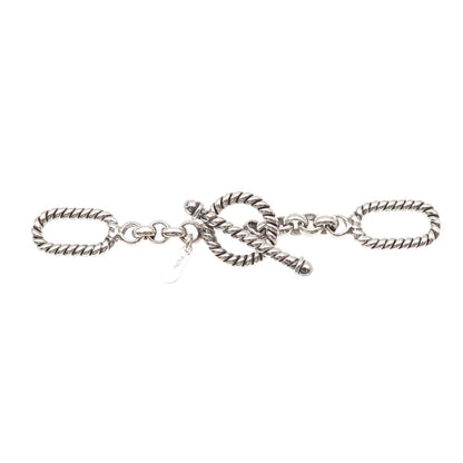 DP Doug Paulus 925 Sterling Silver Vintage Necklace Toggle Lock Clasp