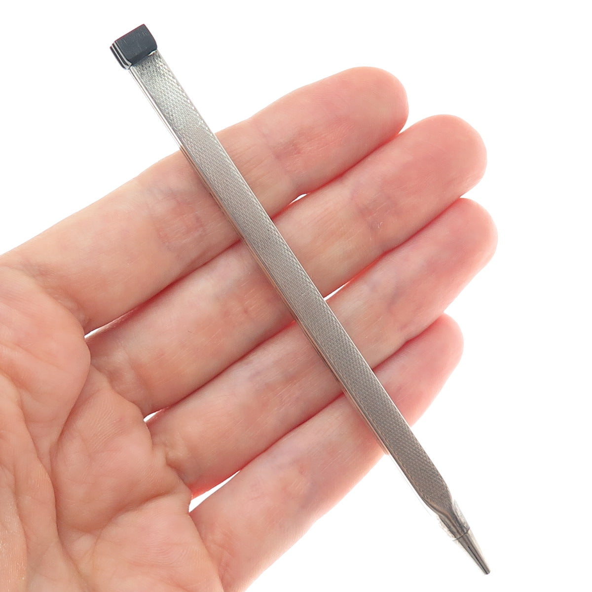935 Silver Vintage Enamel Diamonds Playing Card Suits Mechanical Pencil