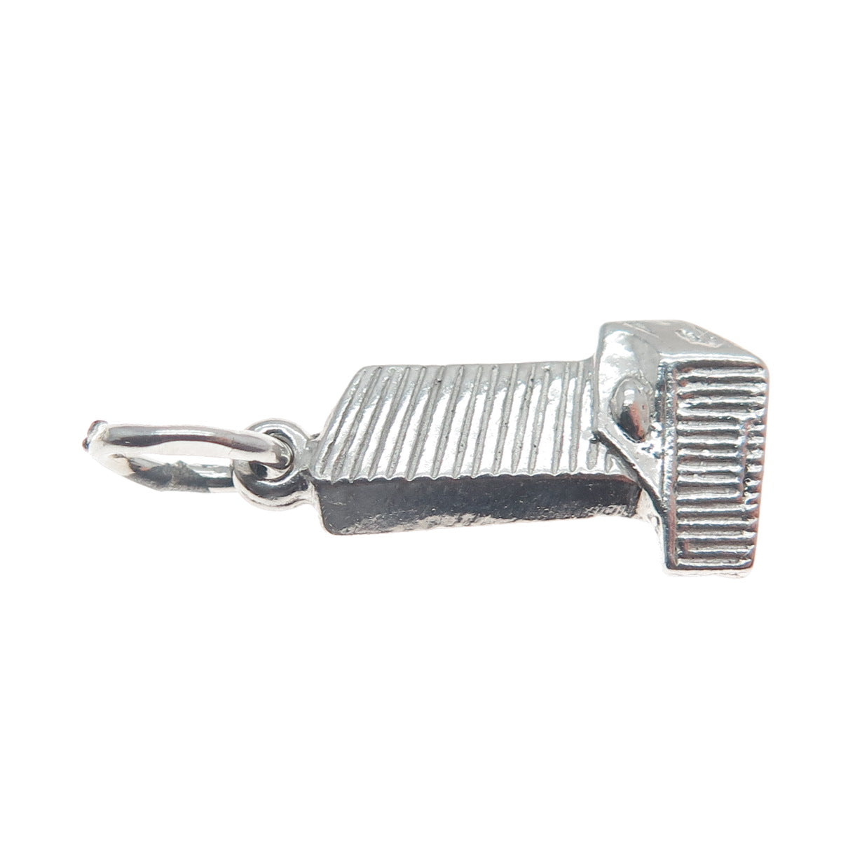 925 Sterling Silver Vintage United Nations Headquarters Minimalist Charm Pendant