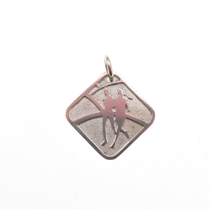Tiffany & Co. Sterling Silver Vintage Nike Women's Marathon 2007 Mini Pendant