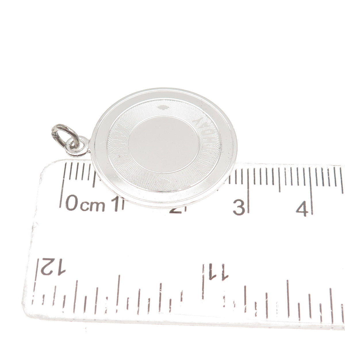 WELLS 925 Sterling Silver Vintage Happy Birthday Charm Pendant