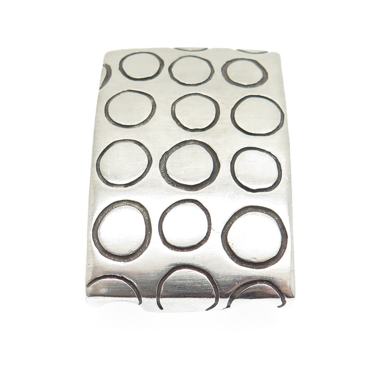 LISA JENKS 925 Sterling Silver Vintage Modernist Centerpiece Bracelet Part