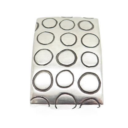 LISA JENKS 925 Sterling Silver Vintage Modernist Centerpiece Bracelet Part