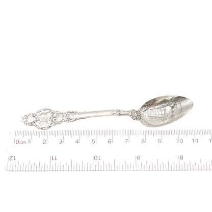 Moore & Leding 925 Sterling Silver Antique 1891 Mount Vernon Coffee Spoon