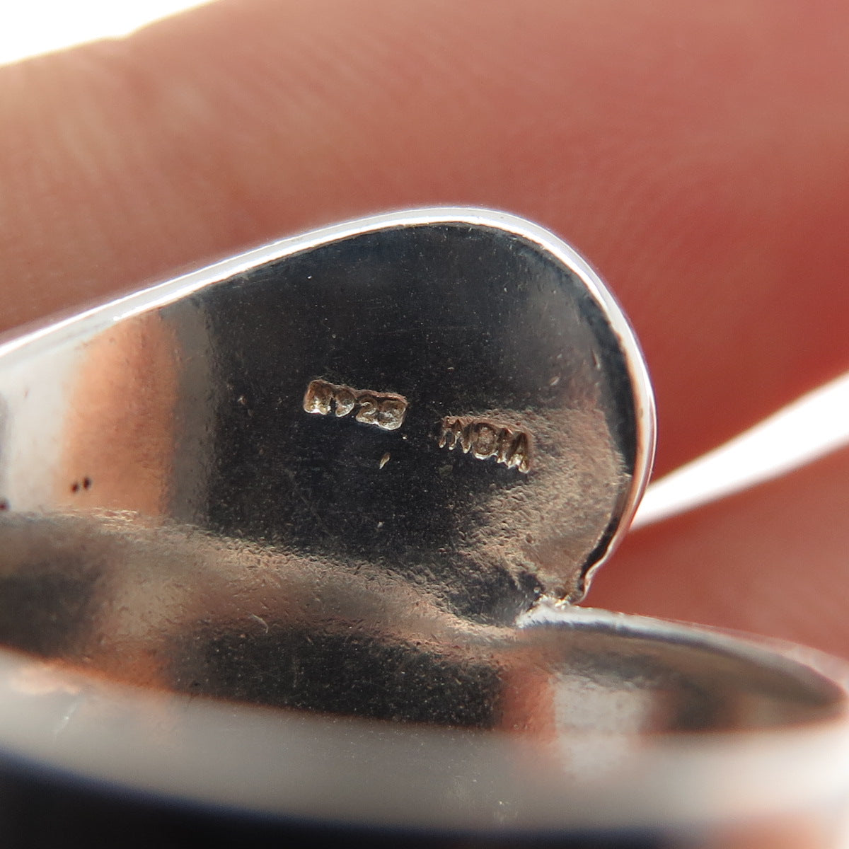925 Sterling Silver Vintage Modernist Bypass Ring Size 6.25