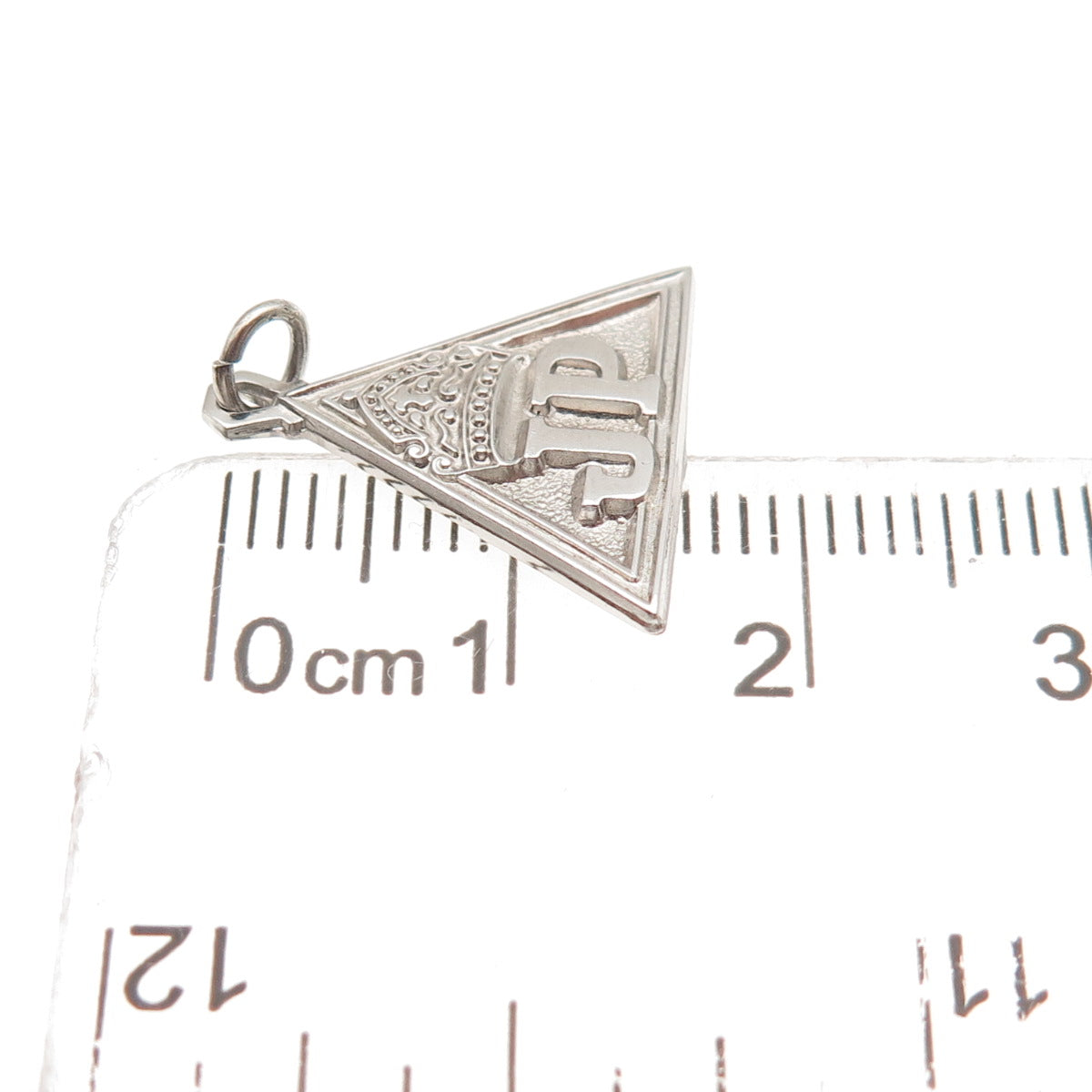 MORGANS 925 Sterling Silver Vintage Job's Daughters Mini Charm Pendant