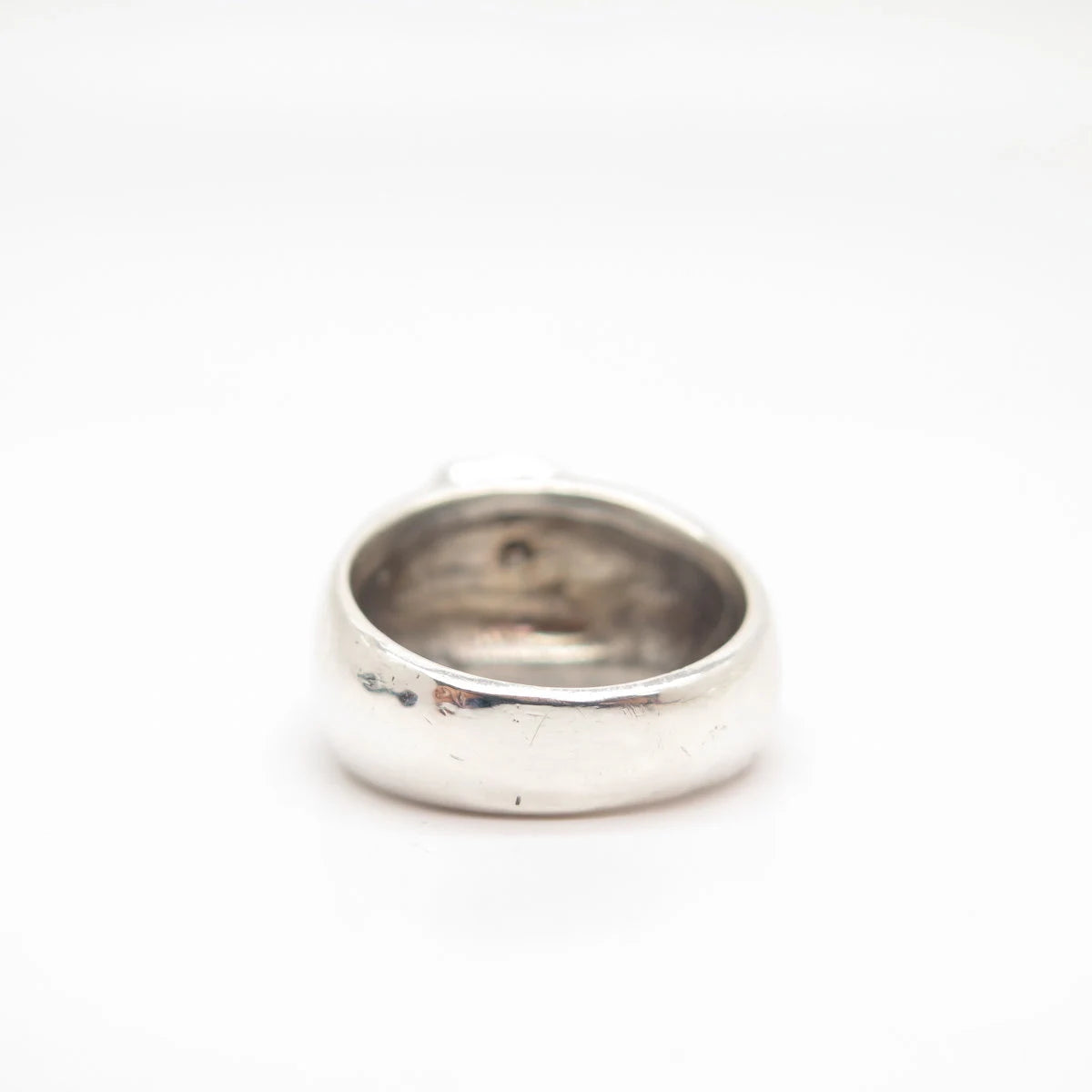 925 Sterling Silver Vintage Snake Cross Ring Size 6.5