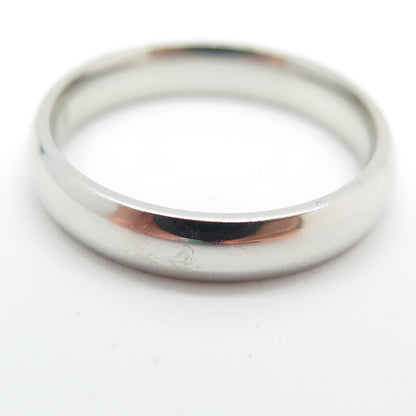 925 Sterling Silver Turkey Classic Band Ring Size 8.25