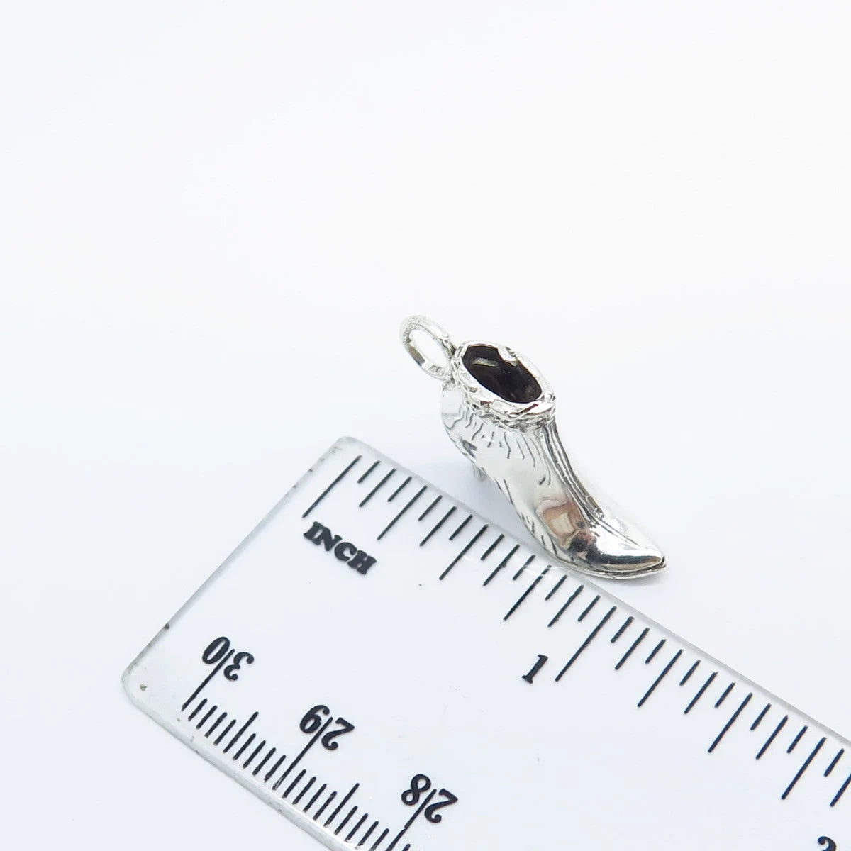 925 Sterling Silver Vintage Lisa Greene Fine ARF Lady's Shoe Charm Pendant