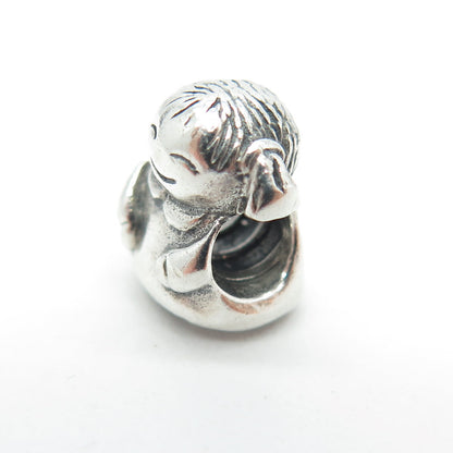 PANDORA 925 Sterling Silver My Little Girl Bead Charm