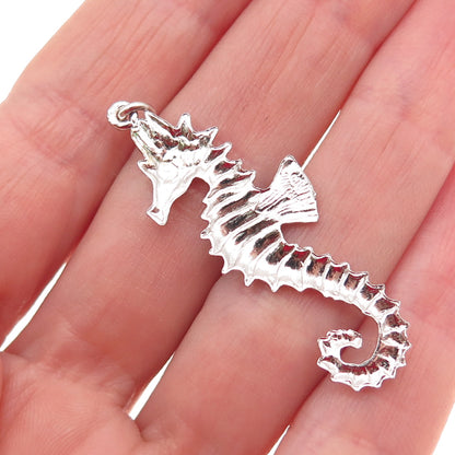 BREADNER CO. 925 Sterling Silver Vintage Seahorse Charm Pendant
