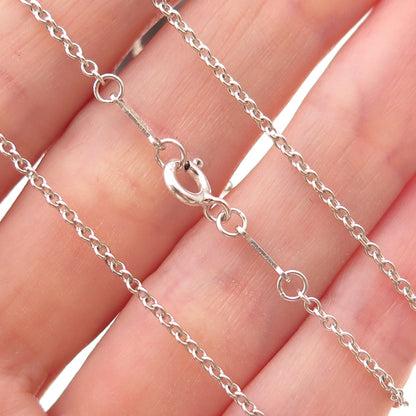 Tiffany & Co. Elsa Peretti 925 Sterling Silver Vintage Cable Chain Necklace 28"