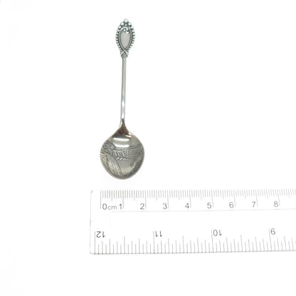 925 Sterling Silver Antique Art Deco Niagara Falls States & Cities Coffee Spoon
