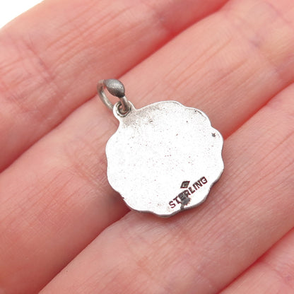 BATES & KLINKE 925 Sterling Silver Antique Art Deco Mount Rushmore Mini Pendant