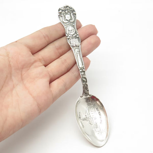 925 Sterling Silver Antique Art Deco Watson Portland States & Cities Spoon