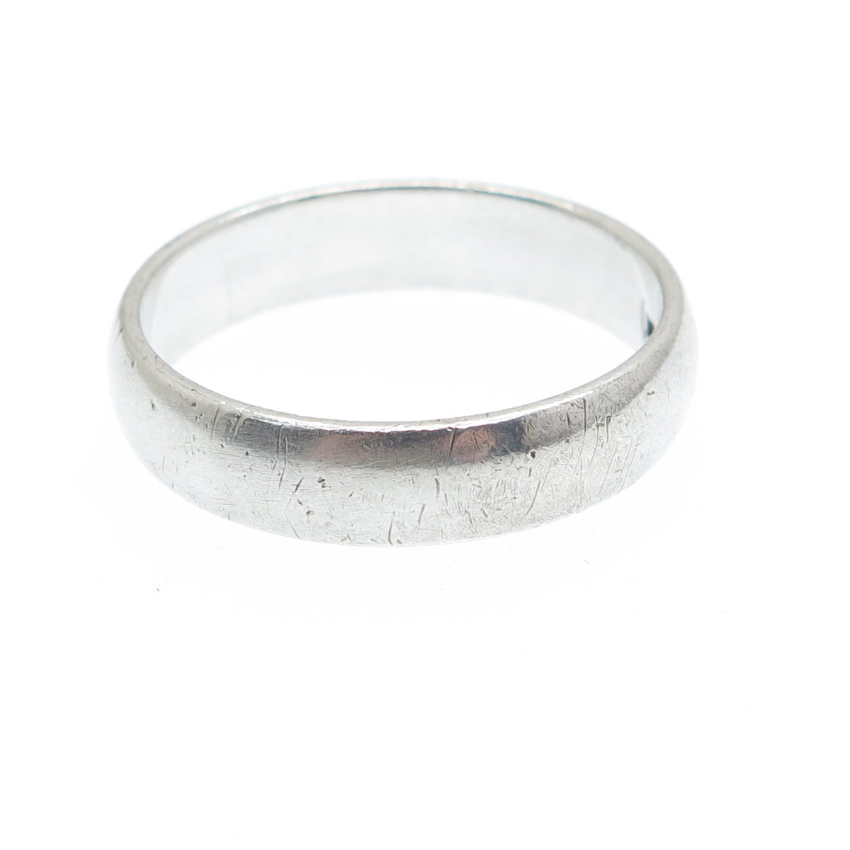 925 Sterling Silver Vintage MDSY Classic Wedding Band Ring Size 9.75