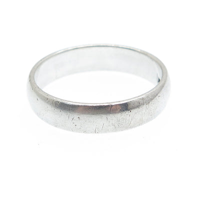 925 Sterling Silver Vintage MDSY Classic Wedding Band Ring Size 9.75