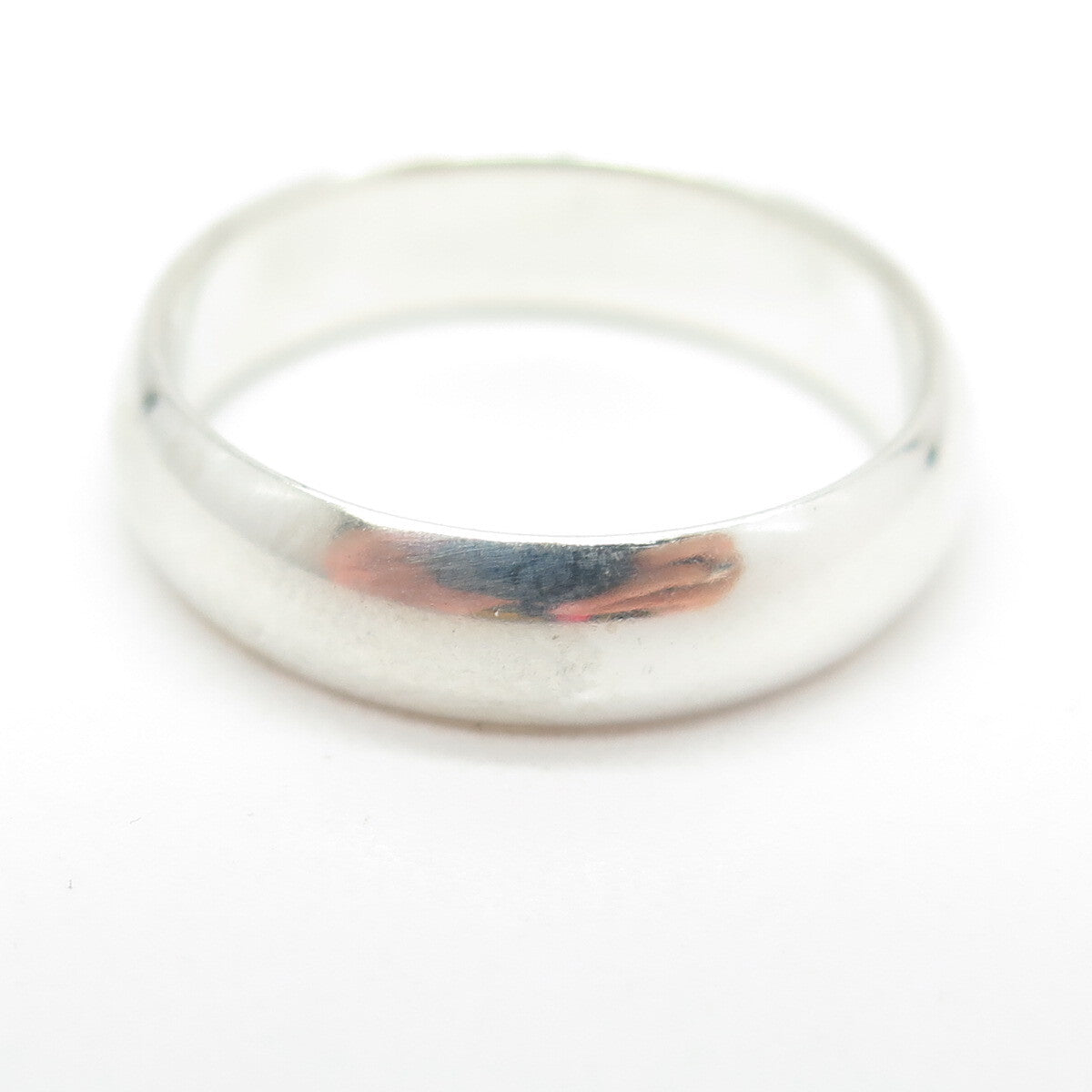 925 Sterling Silver Classic Wedding Band Ring Size 7.25