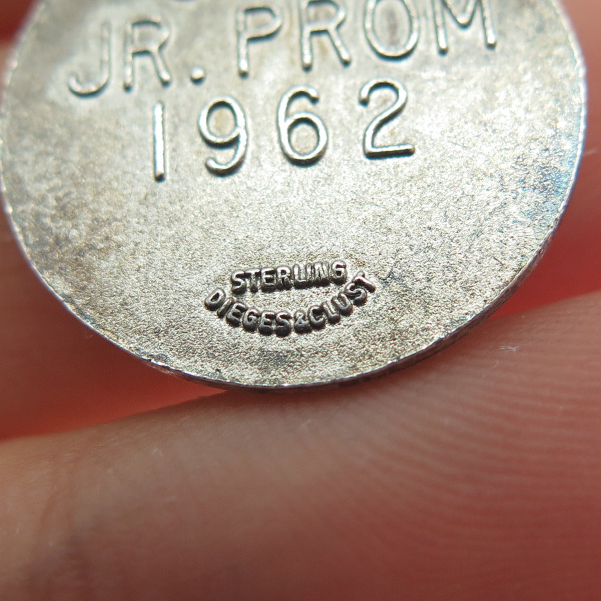 DIEGES & CLUST 925 Sterling Silver Vintage 1962 Garden City High School Pendant
