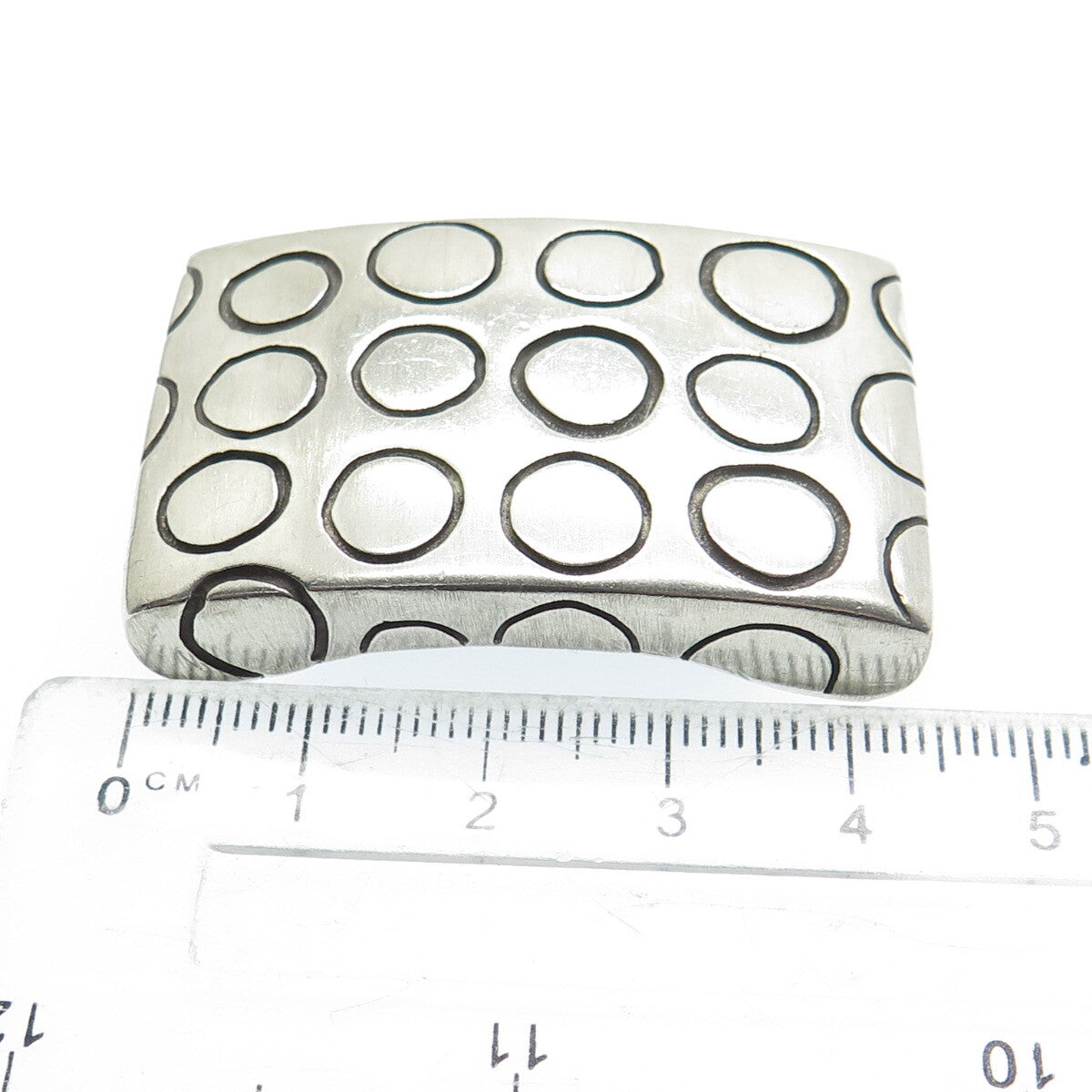 LISA JENKS 925 Sterling Silver Vintage Modernist Centerpiece Bracelet Part