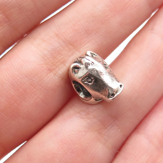 PANDORA 925 Sterling Silver Pony Horse Bead Charm