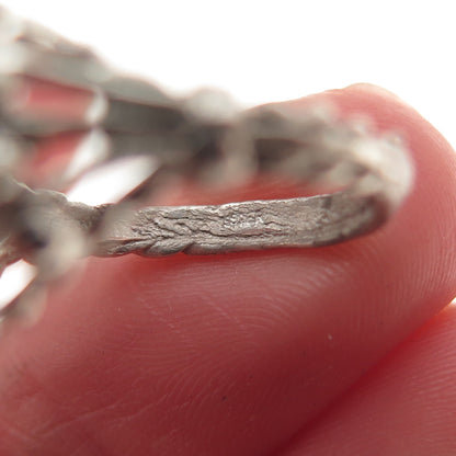 925 Sterling Silver Vintage Letter D Initial Oxidized Ring Size 5.5