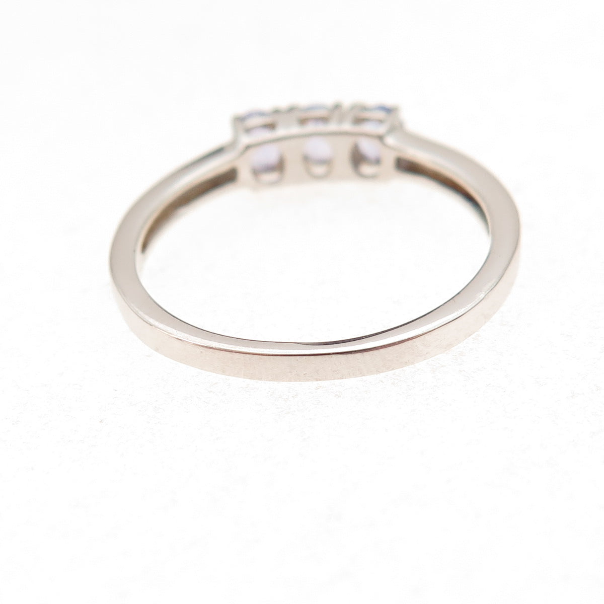 Chuck Clemency 925 Sterling Silver Real Oval-Cut Tanzanite Ring Size 8.5
