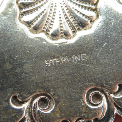 925 Sterling Silver Antique Art Deco "Rye" Bottle Tag 6"