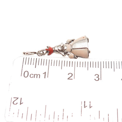 Thomas Sabo Sterling Silver Vintage Enamel Princess Spring Ring Charm Pendant