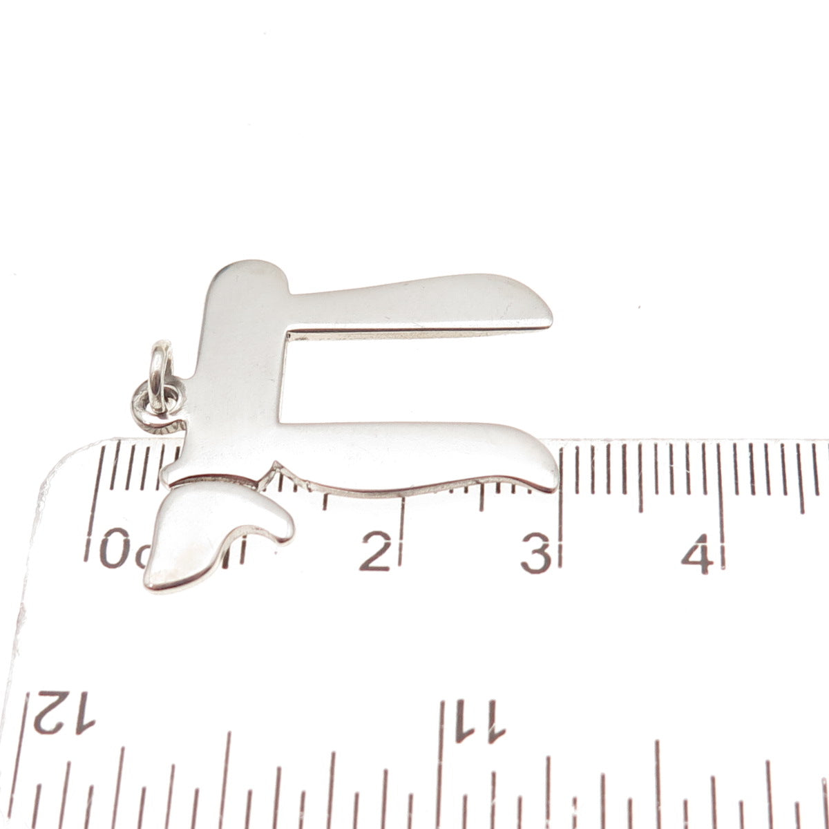 Elco 925 Sterling Silver Vintage Chai Judaica Charm Pendant