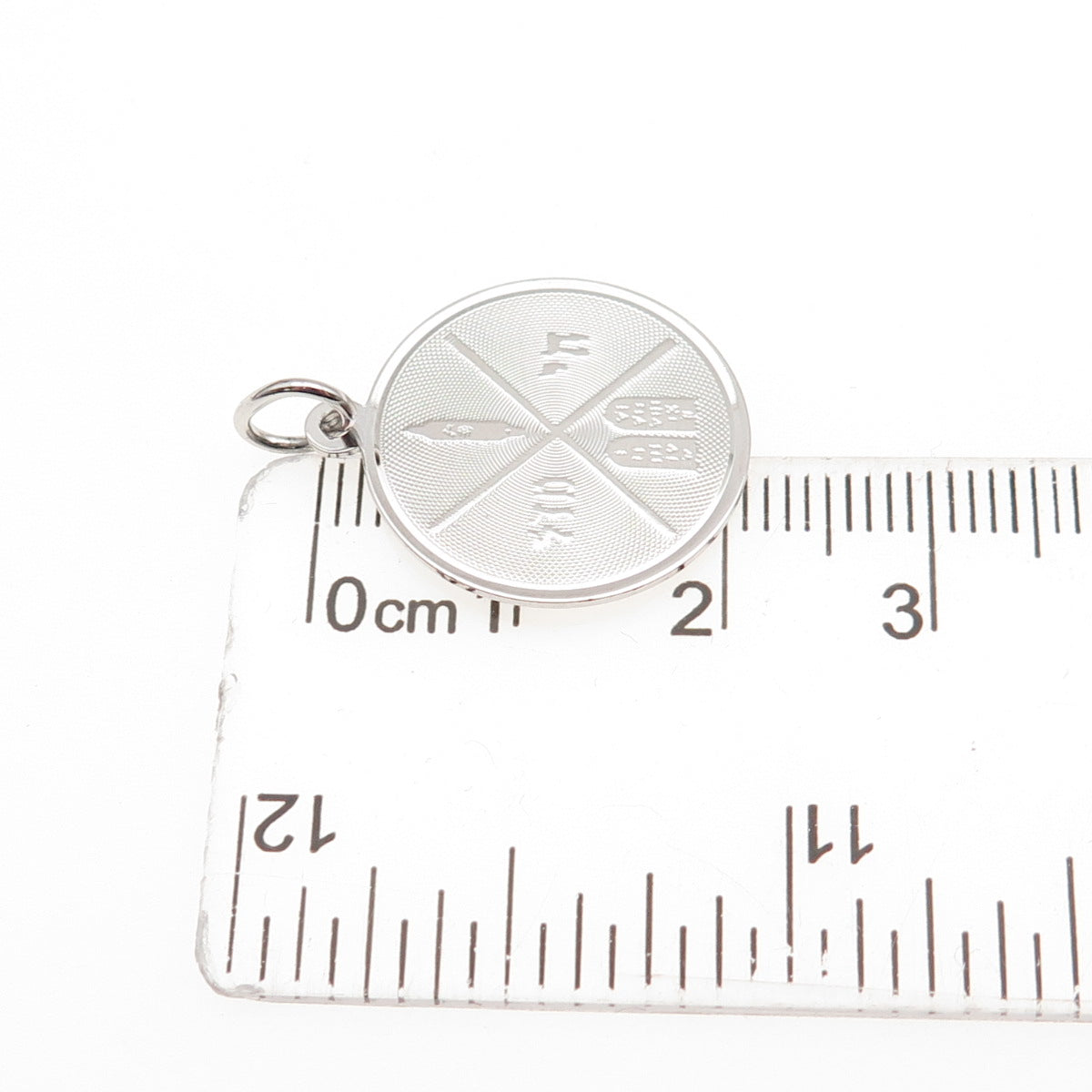 JAY POSON 925 Sterling Silver Vintage Judaica Charm Pendant