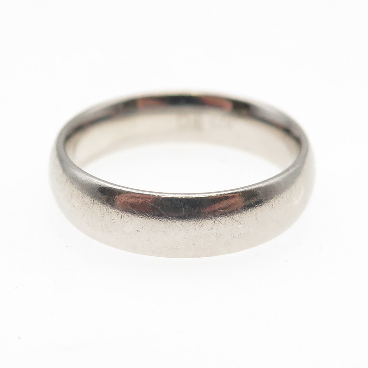 925 Sterling Silver Vintage Classic Wedding Band Ring Size 7