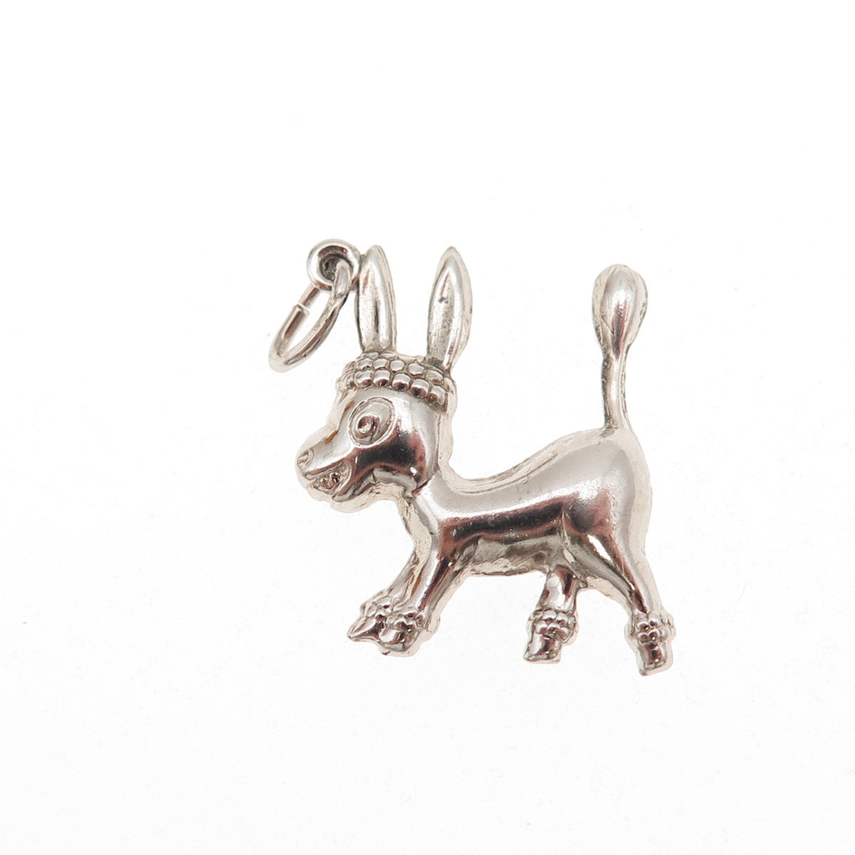 925 Sterling Silver Vintage Germany Donkey 3D Mini Charm Pendant