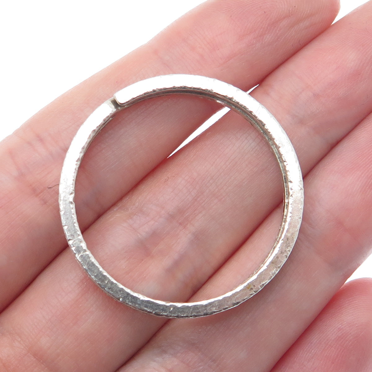 925 Sterling Silver Vintage Key Ring Holder