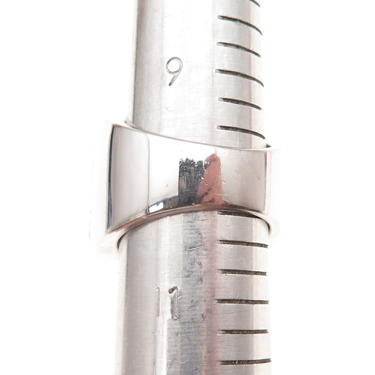 925 Sterling Silver Round-Cut C Z Statement Ring Size 10.25