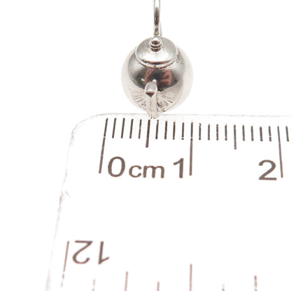 925 Sterling Silver Antique Art Deco Teapot 3D Mini Charm Pendant