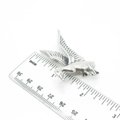 925 Sterling Silver Antique Art Deco Danecraft Goose Pin Brooch