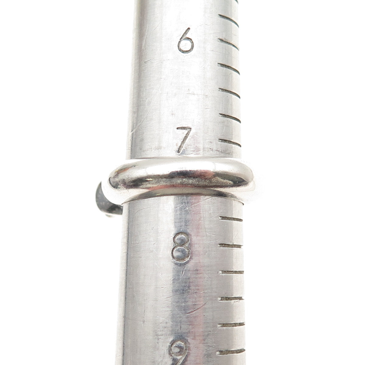 Emilia Castillo 925 Sterling Silver Vintage Mexico Snail Oxidized Ring Size 7.5