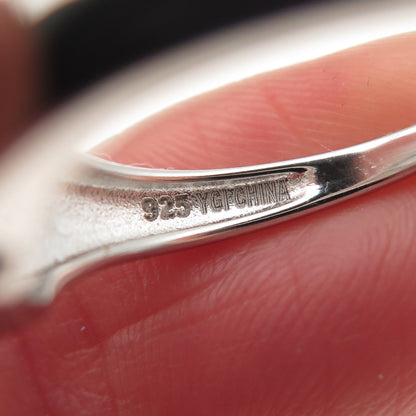 925 Sterling Silver Signet Ring Size 6.75