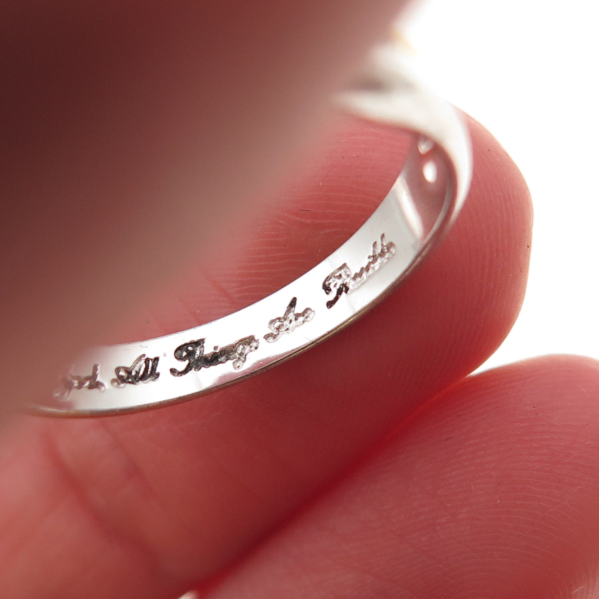 BGE Bradford 925 Sterling 2-Tone Real Diamond Accent & Sapphire Ring Size 8.25