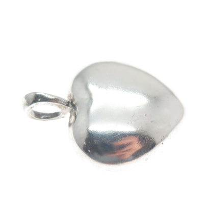 JBNI Bijoux D'Amour 925 Sterling Silver Vintage Heart Dome Pendant