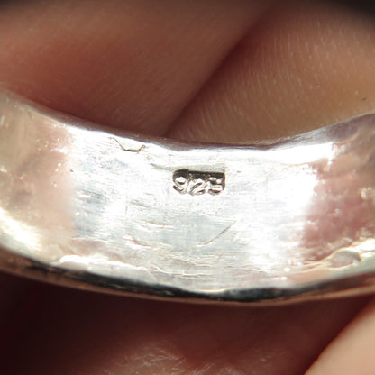 925 Sterling Silver Vintage Braided Band Ring Size 10.75