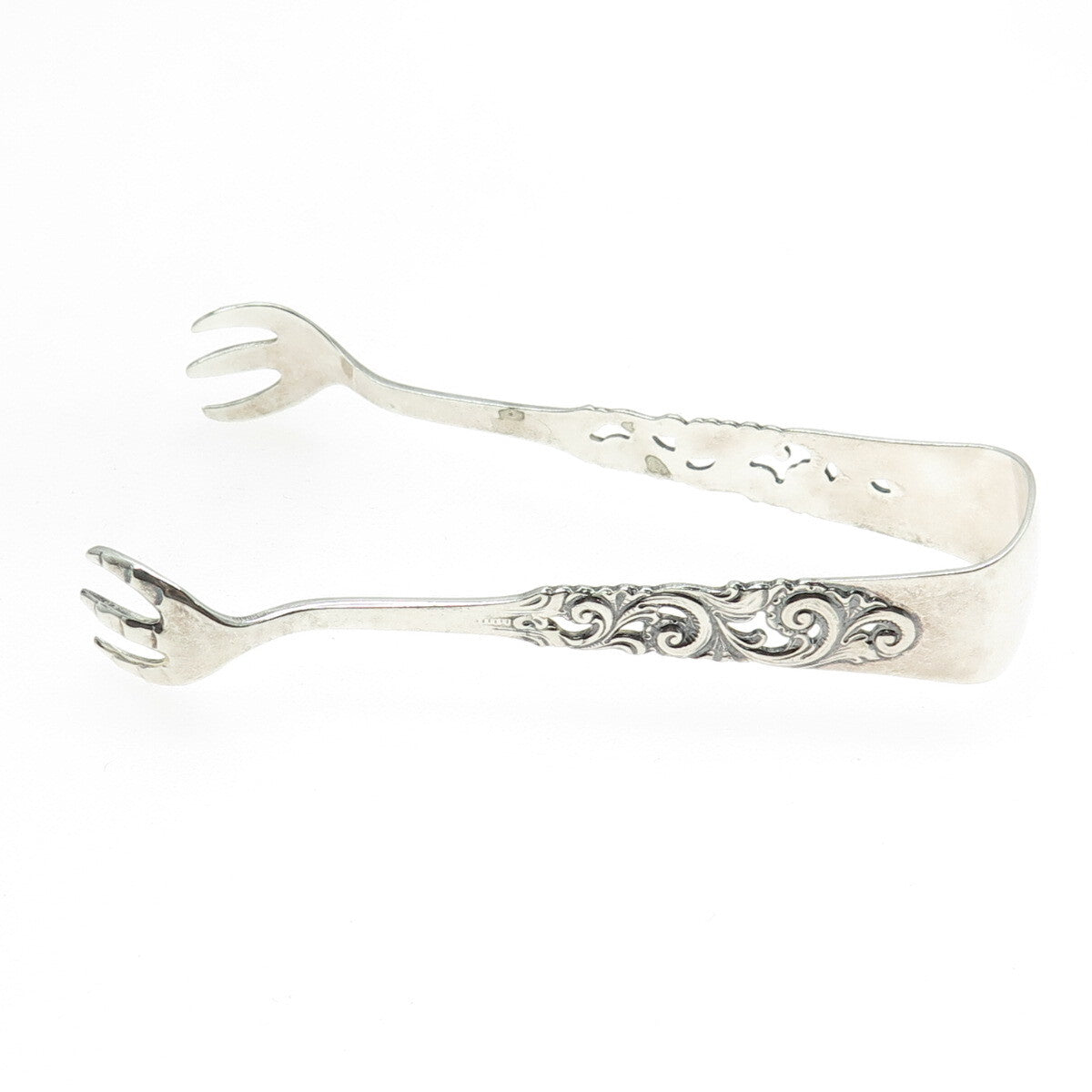 BRODRENE MYLIUS 830S Silver Vintage Norway Tele Sugar Tongs