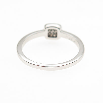 925 Sterling Silver Round-Cut C Z Promise Ring Size 6